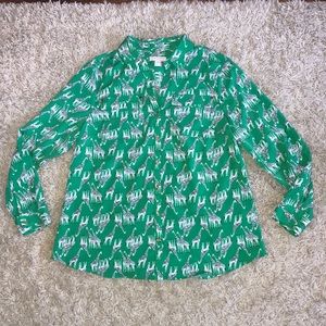 Charter Club Giraffe Blouse